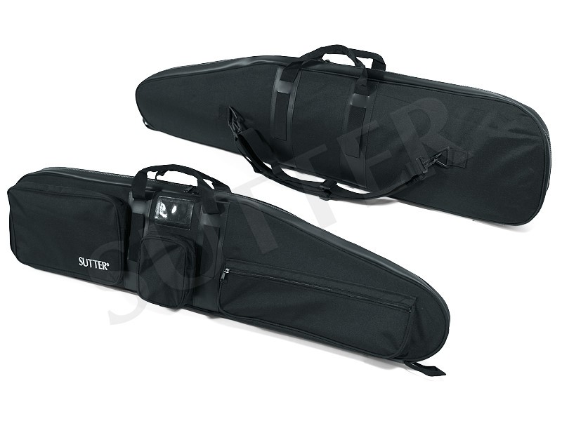 SUTTER® Premium Waffentasche 125x35x12cm Schwarz - Abschließbare